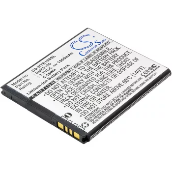   HTC BM65100 helyettesítő mobiltelefon akkumulátor (Li-ion, 3.7V, 5.55Wh / 1500mAh) - Utángyártott
