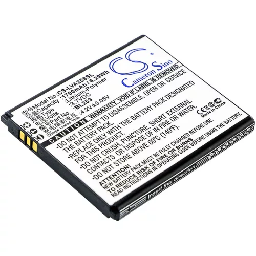 Motorola BL253 helyettesítő mobiltelefon akkumulátor (Li-Polymer, 3.7V, 6.29Wh / 1700mAh) - Utángyártott