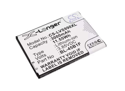 LG EAC63158401 AAC helyettesítő mobiltelefon akkumulátor (Li-ion, 3.85V, 11.55Wh / 3000mAh) - Utángyártott