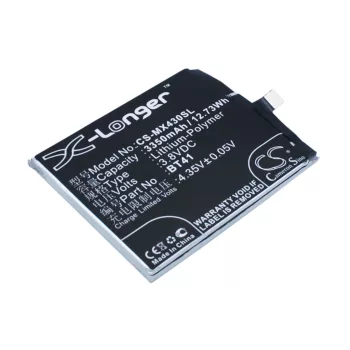   Meizu US525972H4 helyettesítő mobiltelefon akkumulátor (Li-Polymer, 3.8V, 12.73Wh / 3350mAh) - Utángyártott