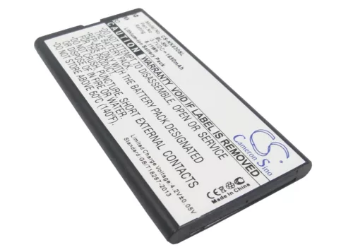 Microsoft BL-5H helyettesítő mobiltelefon akkumulátor (Li-ion, 3.7V, 6.11Wh / 1650mAh) - Utángyártott