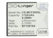 Mobistel BTY26184Mobistel/STD helyettesítő mobiltelefon akkumulátor (Li-ion, 3.7V, 6.29Wh / 1700mAh) - Utángyártott
