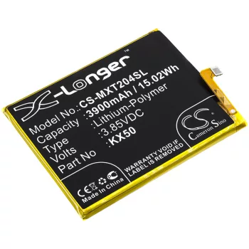   Motorola KX50 helyettesítő mobiltelefon akkumulátor (Li-Polymer, 3.85V, 15.02Wh / 3900mAh) - Utángyártott