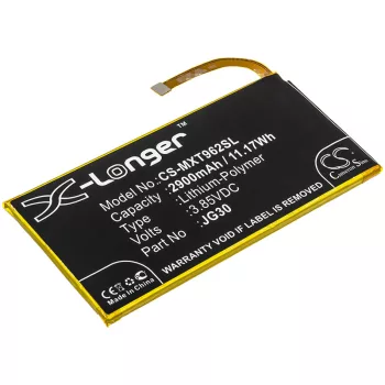   Motorola JG30 helyettesítő mobiltelefon akkumulátor (Li-Polymer, 3.85V, 11.17Wh / 2900mAh) - Utángyártott