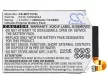 Motorola SNN5964A helyettesítő mobiltelefon akkumulátor (Li-Polymer, 3.8V, 10.64Wh / 2800mAh) - Utángyártott