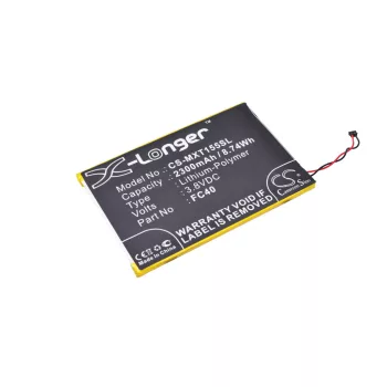   Motorola SNN5967A helyettesítő mobiltelefon akkumulátor (Li-Polymer, 3.8V, 8.74Wh / 2300mAh) - Utángyártott