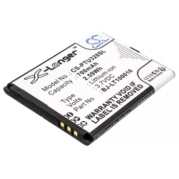   Panasonic BJ-LT100010 helyettesítő mobiltelefon akkumulátor (Li-ion, 3.7V, 2.59Wh / 700mAh) - Utángyártott