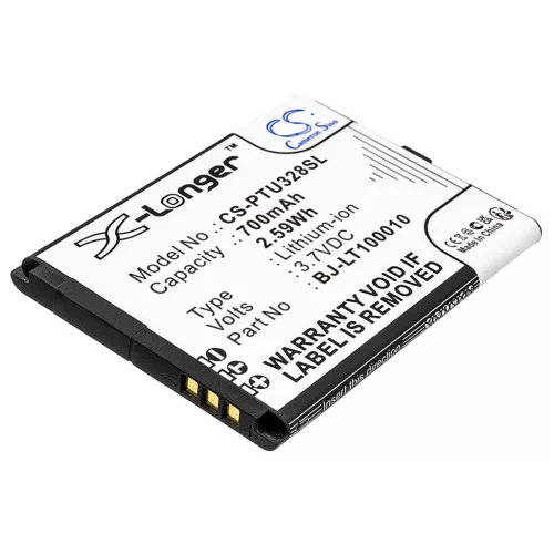 Panasonic BJ-LT100010 helyettesítő mobiltelefon akkumulátor (Li-ion, 3.7V, 2.59Wh / 700mAh) - Utángyártott