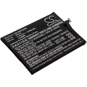  Vodafone 88909 helyettesítő mobiltelefon akkumulátor (Li-Polymer, 3.85V, 8.09Wh / 2100mAh) - Utángyártott