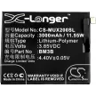 Xiaomi BM3B helyettesítő mobiltelefon akkumulátor (Li-Polymer, 3.85V, 11.55Wh / 3000mAh) - Utángyártott