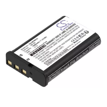   Casio NP-90, NP-90DBA helyettesítő akkumulátor (Li-ion, 3.7V, 1950mAh / 7.22Wh) - Utángyártott