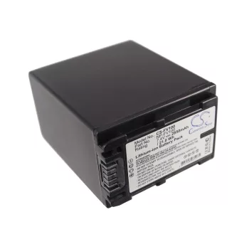   Sony NP-FV100 helyettesítő akkumulátor (Li-ion, 7.4V, 2850mAh / 21.10Wh) - Utángyártott