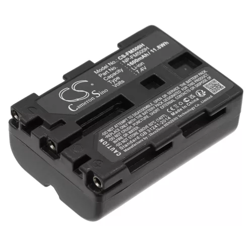 Sony NP-FM500H helyettesítő akkumulátor (Li-ion, 7.4V, 1600mAh / 11.8Wh) - Utángyártott