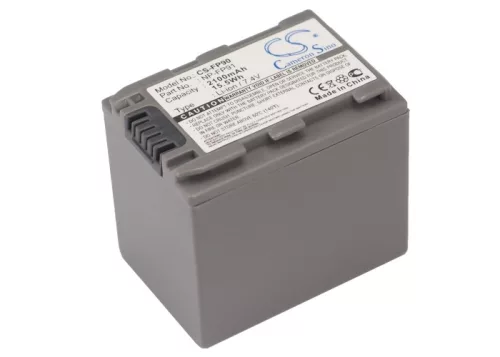 Sony NP-FP90, NP-FP91 helyettesítő akkumulátor (Li-ion, 7.4V, 2100mAh / 15.54Wh) - Utángyártott