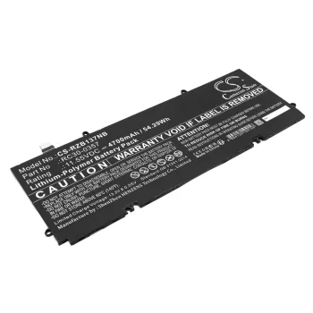   Razer RZ09-0357 helyettesítő laptop akkumulátor (Li-Polymer, 11.55V, 4700mAh / 54.29Wh) - Utángyártott