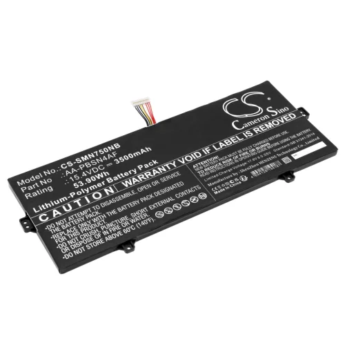 Samsung AA-PBSN4AF helyettesítő laptop akkumulátor (Li-Polymer, 15.4V, 3500mAh / 53.90Wh) - Utángyártott