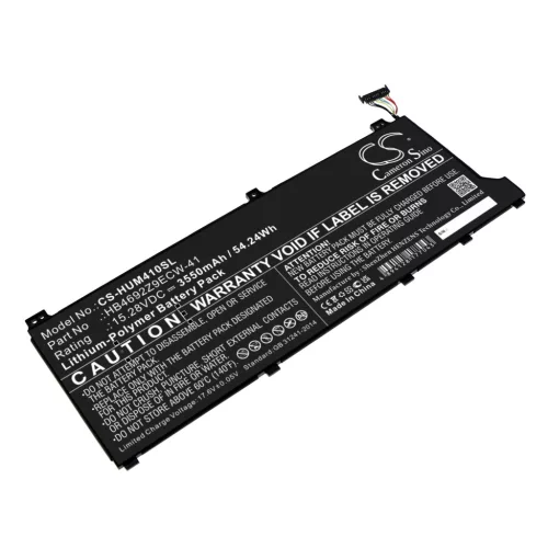 Huawei HB4692Z9ECW-41 helyettesítő laptop akkumulátor (Li-Polymer, 15.28V, 3550mAh / 54.24Wh) - Utángyártott