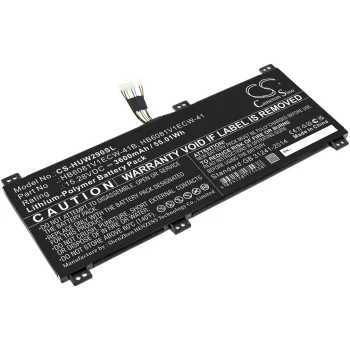   Huawei HB6081V1ECW-41B helyettesítő laptop akkumulátor (Li-Polymer, 15.28V, 3600mAh / 55.01Wh) - Utángyártott