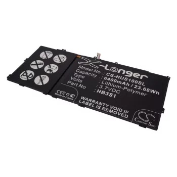   Huawei HB3S1 helyettesítő laptop akkumulátor (Li-Polymer, 3.7V, 6400mAh / 23.68Wh) - Utángyártott