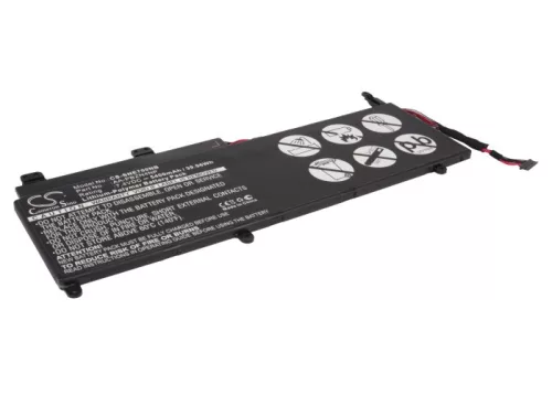Samsung AA-PBZN4NP helyettesítő laptop akkumulátor (Li-Polymer, 7.4V, 5400mAh / 39.96Wh) - Utángyártott