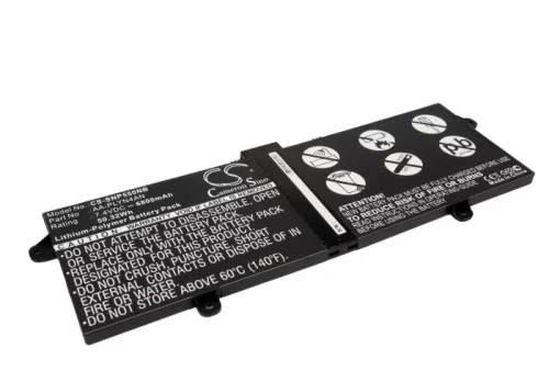 Samsung AA-PLYN4AN helyettesítő laptop akkumulátor (Li-Polymer, 7.4V, 6800mAh / 50.32Wh) - Utángyártott