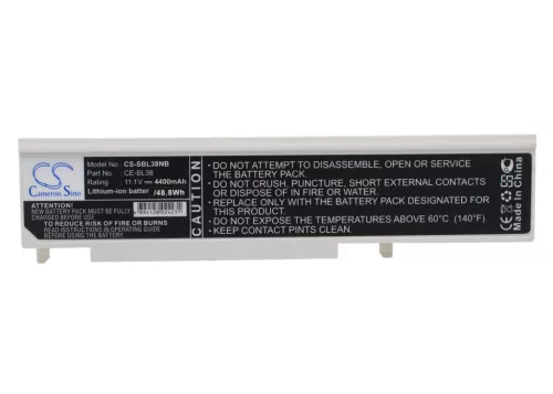 Sharp CE-BL38 helyettesítő laptop akkumulátor (Li-ion, 11.1V, 4400mAh) - Utángyártott