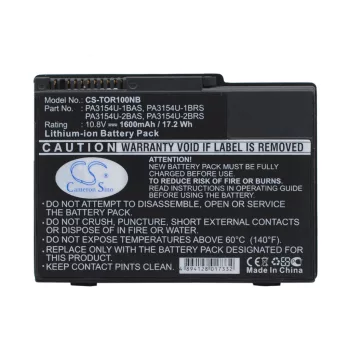   Toshiba PA3154U-2BRS helyettesítő laptop akkumulátor (Li-ion, 10.8V, 1600mAh) - Utángyártott