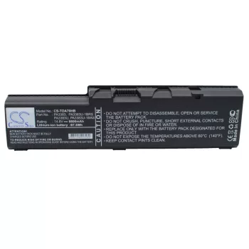   Toshiba PA3383U-1BRS helyettesítő laptop akkumulátor (Li-ion, 14.8V, 6600mAh) - Utángyártott
