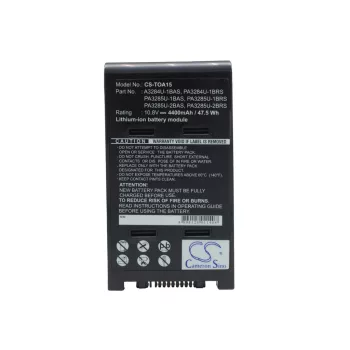   Toshiba PABAS075 helyettesítő laptop akkumulátor (Li-ion, 10.8V, 4400mAh) - Utángyártott