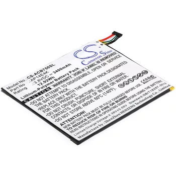   Acer KT00104001 helyettesítő tablet akkumulátor (Li-Polymer, 3.8V, 3400mAh / 12.92Wh) - Utángyártott