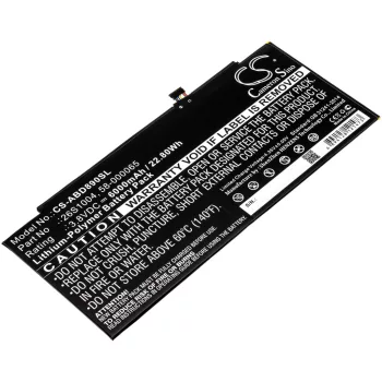   Amazon S12-T3-D helyettesítő tablet akkumulátor (Li-Polymer, 3.8V, 6000mAh / 22.80Wh) - Utángyártott