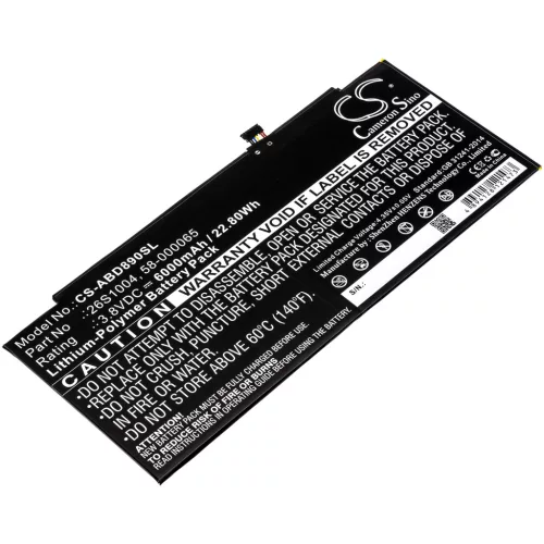 Amazon S12-T3-D helyettesítő tablet akkumulátor (Li-Polymer, 3.8V, 6000mAh / 22.80Wh) - Utángyártott