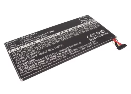 Asus C11-EP71 helyettesítő tablet akkumulátor (Li-Polymer, 3.7V, 4400mAh / 16.28Wh) - Utángyártott