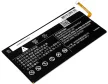 AT&T Li3846T43P6hF07632 helyettesítő tablet akkumulátor (Li-Polymer, 3.8V, 4600mAh / 17.48Wh) - Utángyártott