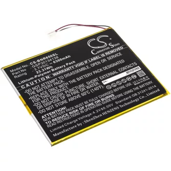   Barnes & Noble GSP30134138 helyettesítő tablet akkumulátor (Li-Polymer, 3.8V, 6300mAh / 23.94Wh) - Utángyártott