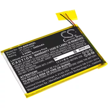   Barnes & Noble PL3370100P helyettesítő tablet akkumulátor (Li-Polymer, 3.7V, 2600mAh / 9.62Wh) - Utángyártott