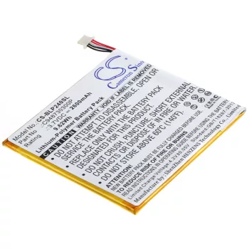   BLU C948730300P helyettesítő tablet akkumulátor (Li-Polymer, 3.7V, 2600mAh / 9.62Wh) - Utángyártott