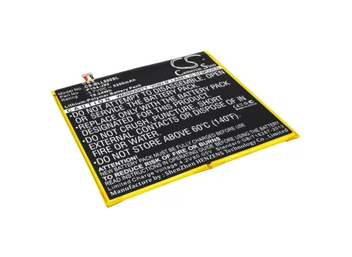 BLU P104-J92 helyettesítő tablet akkumulátor (Li-Polymer, 3.7V, 5200mAh / 19.24Wh) - Utángyártott
