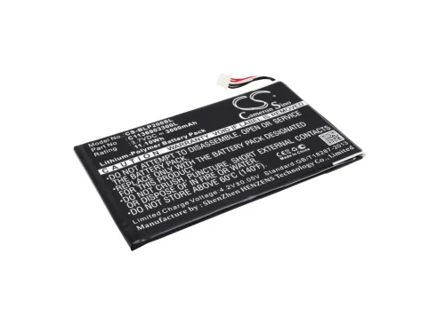 BLU C1136903300L helyettesítő tablet akkumulátor (Li-Polymer, 3.7V, 3000mAh / 11.10Wh) - Utángyártott