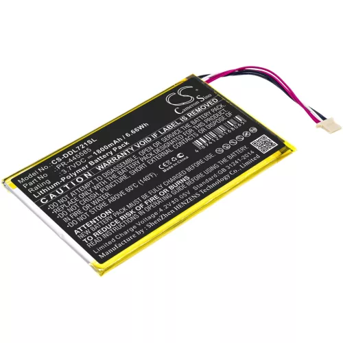 DigiLand PR-445585 helyettesítő tablet akkumulátor (Li-Polymer, 3.7V, 1800mAh / 6.66Wh) - Utángyártott