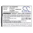 Touch Dynamic BA80000 helyettesítő tablet akkumulátor (Li-ion, 3.7V, 8000mAh / 29.6Wh) - Utángyártott