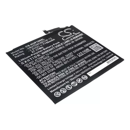 Huawei HB27D8C8ECW-12 helyettesítő tablet akkumulátor (Li-Polymer, 3.8V, 7150mAh / 27.17Wh) - Utángyártott