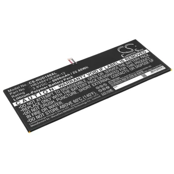   Huawei HB3484V3EAW-12 helyettesítő tablet akkumulátor (Li-Polymer, 3.8V, 6000mAh / 22.80Wh) - Utángyártott