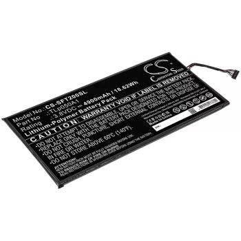   IDEMIA TLp050A1 helyettesítő tablet akkumulátor (Li-Polymer, 3.8V, 4900mAh / 18.62Wh) - Utángyártott
