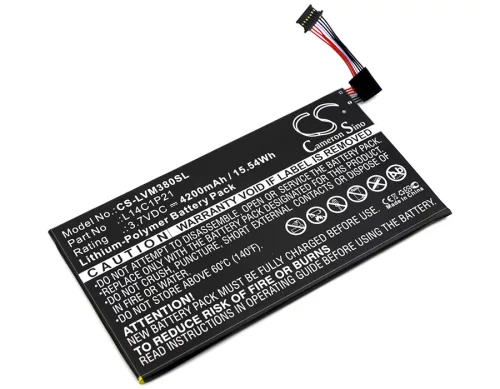 Lenovo L14C1P21 helyettesítő tablet akkumulátor (Li-Polymer, 3.7V, 4200mAh / 15.54Wh) - Utángyártott