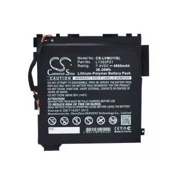   Lenovo L13S2P21 helyettesítő tablet akkumulátor (Li-Polymer, 7.4V, 4900mAh / 36.26Wh) - Utángyártott