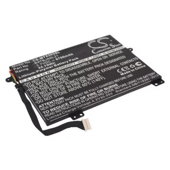   Motorola BATBJA0L21 helyettesítő tablet akkumulátor (Li-Polymer, 3.7V, 6700mAh / 24.79Wh) - Utángyártott