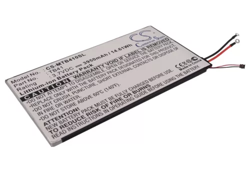 Motorola TB41 helyettesítő tablet akkumulátor (Li-Polymer, 3.7V, 3950mAh / 14.62Wh) - Utángyártott