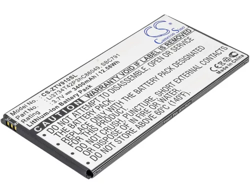 ZTE SBC791 helyettesítő tablet akkumulátor (Li-ion, 3.7V, 3400mAh / 12.58Wh) - Utángyártott