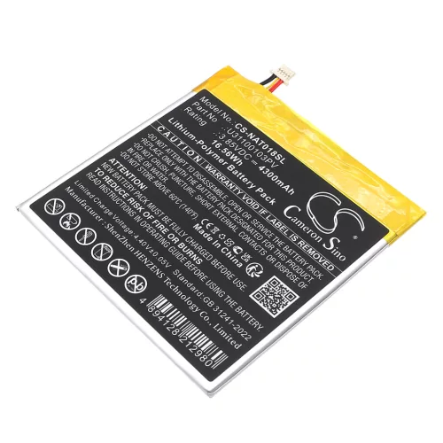 Onn U31100103PV helyettesítő tablet akkumulátor (Li-Polymer, 3.85V, 4300mAh / 16.56Wh) - Utángyártott